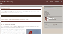 Desktop Screenshot of emilsblog.lerch.org